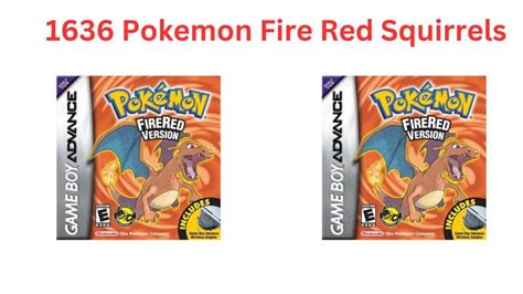 1636 pokemon fire red squirrels|1636